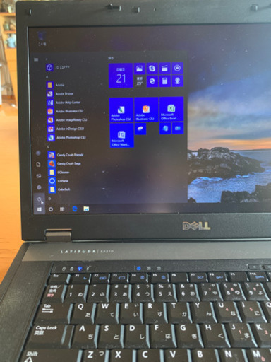 (お取引中）おとく！特価！新品SSD搭載！DEll latitude E5510 WIN10 pro64bit 正規認証済ACアダプタ