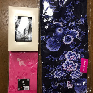 浴衣セット 浴衣 帯 草履 新品未開封