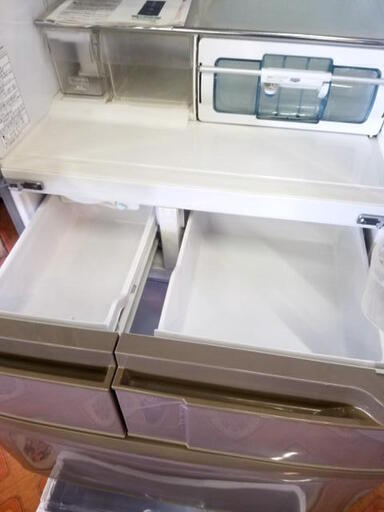 HITACHI 日立 6ドア 冷凍冷蔵庫 R-SF50XM 501L 自動製氷 2008年製