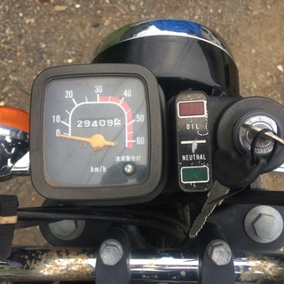 Ｋ５０　コレダ？タイヤ前後バッテリー新品！２ｓｔ　原付　ＭＴの画像