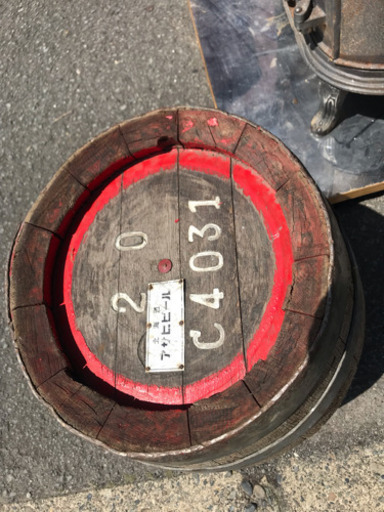 ガーデニング、ビール樽、アサヒビール、アンティーク雑貨