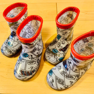 PEANUTＳ  スヌーピーの 長靴   (  2セット )
