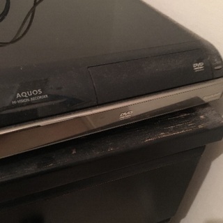 DVDプレイヤーレコーダー アクオス ジャンク品の画像