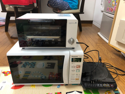 電子レンジ&IHヒーター&オーブントースター