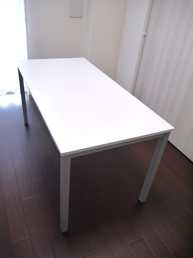 サンワダイレクト ワークデスク パソコンデスク ミーティングテーブル 作業テーブル 【幅140x70x70cm】【耐荷重 50kg】
