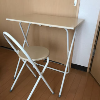 折りたたみテーブル&椅子