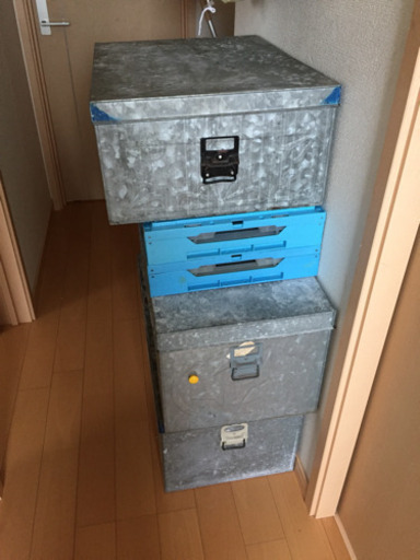 ●収納ケース5個セット●レトロ●
