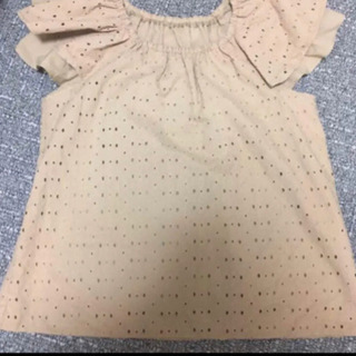 値下不可 新品 grove カットワーク ブラウス Lサイズ