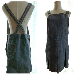 ✨デニム✨ジャンスカ✨Lサイズ✨の画像