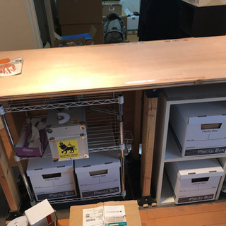 DIYターンテーブルが置ける棚の画像