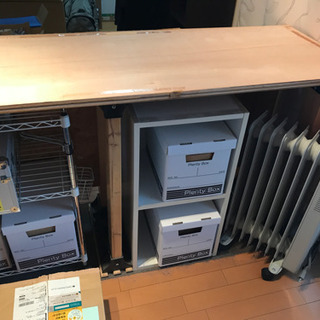 DIYターンテーブルが置ける棚の画像