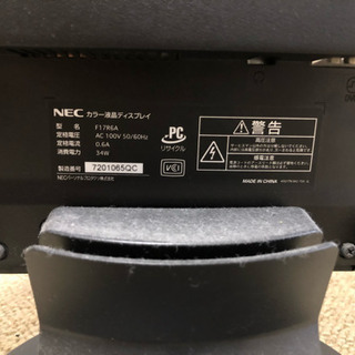 取引中 NECモニター  中古 コードなしの画像