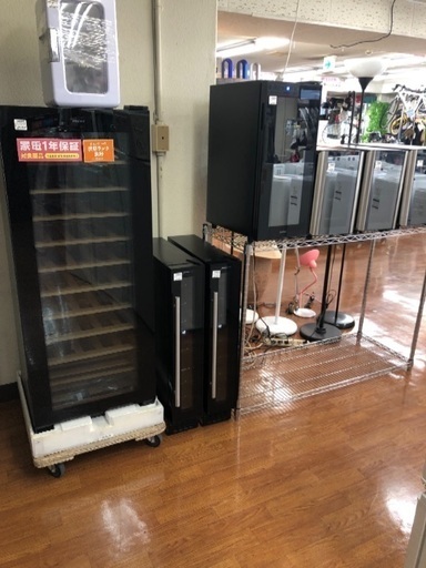 ワインセラー大量入荷！大小問わず豊富です！