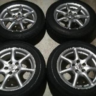 4本夏タイヤセット 17インチ トヨタ純正 エスティマ等 値下げ相談可