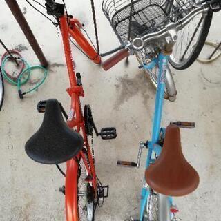 値下げしました。子ども用自転車　ブルー