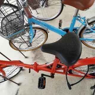 値下げしました。子ども用自転車　ブルーの画像