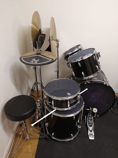 Pearl ドラムセット　自宅練習用として使用