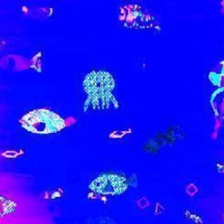 光るアクアリウム絵本作り
