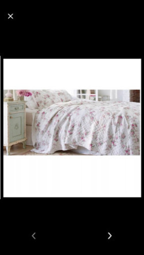 レイチェルアシュウェル ベッドカバー キルト フレンチ シャビーシック新作未使用品