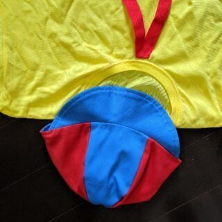 値下げしました！怪物くん　大野くん　大人用手作り衣装　ハロウィンとかにどうですか？の画像