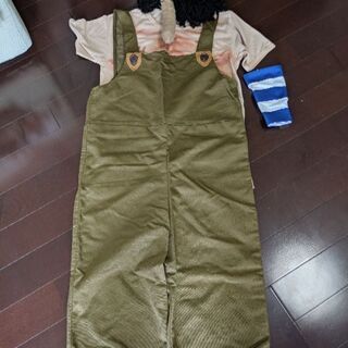 値下げしました！ワンピースウソップ　手作り衣装セット　ハロウィンとかにどうですか？の画像