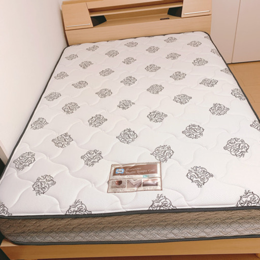 ☆売却済☆ダブルベットフレーム マットレス