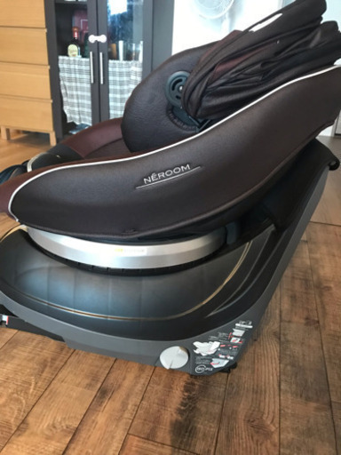 【チャイルドシート美品】コンビ ホワイトレーベル ネルーム ISOFIX エッグショック NE-670