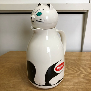 ヘリオス サーモキャット 魔法瓶 ホワイト 