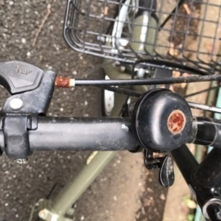 折りたたみ自転車(20インチ) カーキの画像