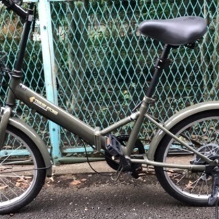 折りたたみ自転車(20インチ) カーキ