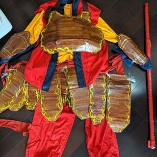 西遊記　孫悟空　手作り衣装セット　ハロウィンとかにどうですか？の画像