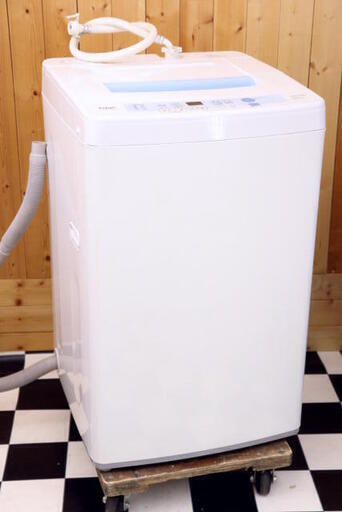 配達込み 2014年製 AQUA 6kg洗濯機 AQW-S60C 風乾燥搭載 自動おそうじ機能 立体循環ジェット水流