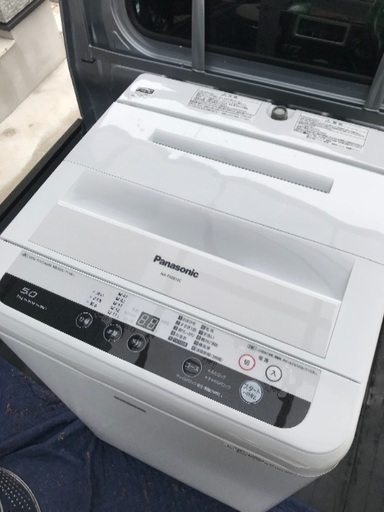 取引中高年式2016年製パナソニック全自動洗濯機5キロ美品。千葉県内配送無料。設置無料。