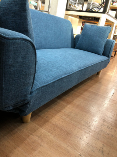 【展示品★美品】3人掛けソファ リクライニング機能付き