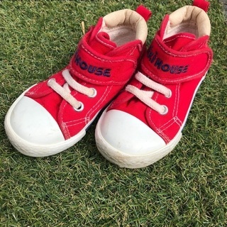2,000【used】14㌢ MIKIHOUSE 女児向けサンダルの画像