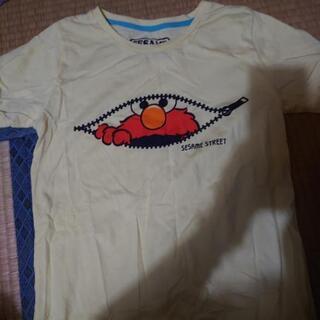 セサミストリート 黄色いTシャツ Lサイズ