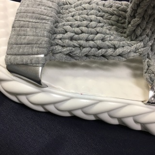 【お買い得！】Ｂ品オシャレさん必見！！編み編みサンダルの画像