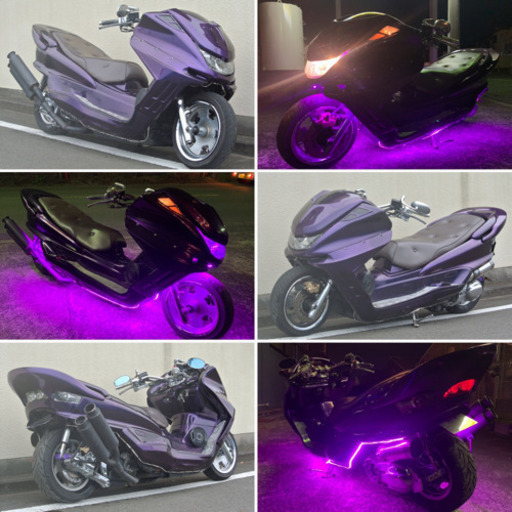 【YAMAHA マジェスティ】チョップフェイスマスク！！ロンホイ加工！！