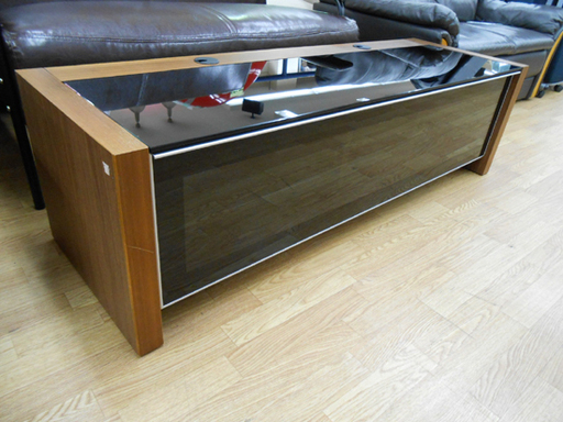 テレビ台 ガラス TV台 約140×45×40cm ローボード TVボード テレビボード 引出し ☆ PayPay(ペイペイ)決済可能 ☆ 札幌市 清田区 平岡