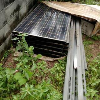 SANYO 太陽光パネル 10枚 さしあげます