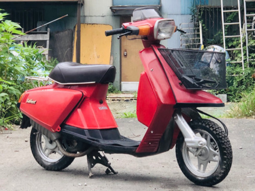 希少‼️サリアン ヤマハ  YAMAHA Saliant 80年代 純正 レッド 原付 50cc スクーター 赤 バイク