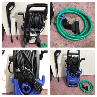 🌈🌈🌈 日立、高圧洗浄機、箱入 ＦＡＷ 110.らくらく大型ホースリール付き、ダブルノズル付きの画像