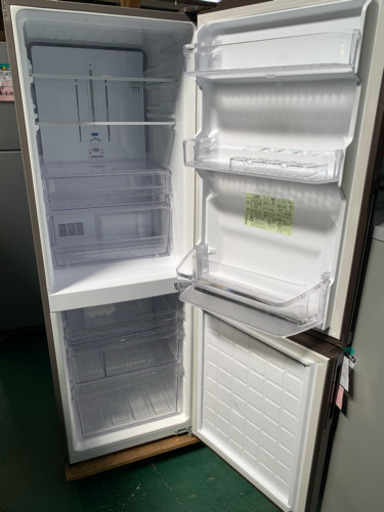 シャープ 2ドア冷蔵庫 2015年 271L SJ-PD27B-T 中古