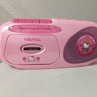 ハローキティ  ラジオカセットレコーダー
