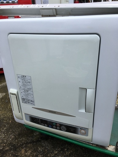 中古品　電気衣類乾燥機 DE-N4AX 日立 4kg HITACHI 動作品