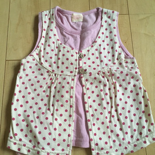 キッズ ベスト風タンクトップ