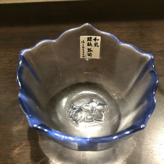 小鉢５個セット 佐々木硝子 桔梗 ききょう 玻璃（はり）の画像