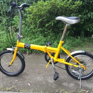 折りたたみ自転車　CHEVROLET（シボレー）　16インチ　イエロー
