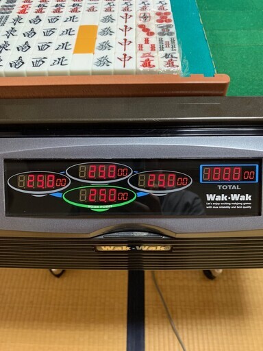 【動作品】全自動麻雀卓　雀風（雀友の落し込みタイプ）＋ＷakWak枠
