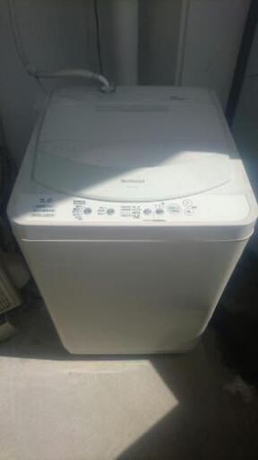 5L 洗濯機 08年 屋外使用 2000円